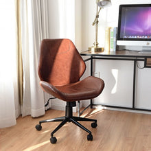 Load image into Gallery viewer, Office Home Leisure Mid-back Upholstered Rolling Chair