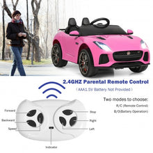 Load image into Gallery viewer, 12V Jaguar F-Type SVR Licensed Kids Ride On Car-Pink