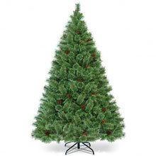 Load image into Gallery viewer, 6 ft Pre-Lit PVC Artificial Carolina Pine Tree with LED Lights