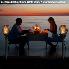 Load image into Gallery viewer, 4 pcs Solar Waterproof Flickering Dancing Flame Lamp