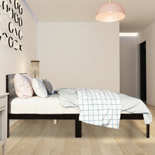 Load image into Gallery viewer, Platform Bed Twin Size Bed Frame Wood Slat Support