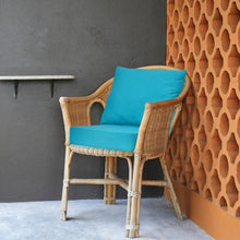 Load image into Gallery viewer, Deep Seat Chair Cushion Pads Set with Rope Belts for Indoor and Outdoor-Turquoise