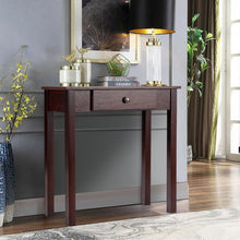 Load image into Gallery viewer, Small Space Console Table with Drawer for Living Room Bathroom Hallway-Espresso