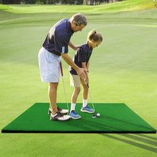 Load image into Gallery viewer, 5 x 3 Feet Standard Realistic Golf Practice Hitting Mat with Synthetic Turf and 3 Tees