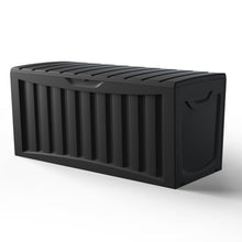 Load image into Gallery viewer, 90 Gallon Outdoor Deck Storage Box with Built-In Wheel