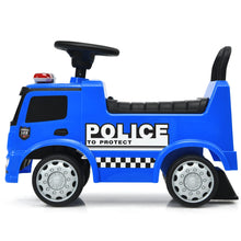 Load image into Gallery viewer, Mercedes Benz Kids Ride On Push Licensed Police Car-Blue