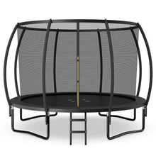 Load image into Gallery viewer, 12FT ASTM Approved Recreational Trampoline with Ladder-Black