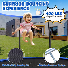Load image into Gallery viewer, 12FT ASTM Approved Recreational Trampoline with Ladder-Blue