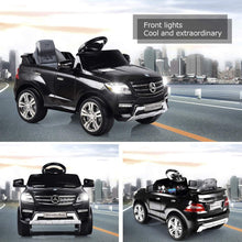 Load image into Gallery viewer, 6V Mercedes Benz Kids Ride on Car with MP3+RC-Black