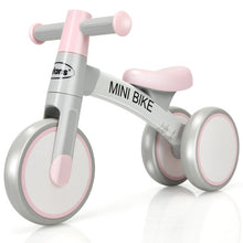 Load image into Gallery viewer, Indoor Outdoor Kids Riding Balance Bike with Silent Wheels-Pink