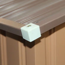 Load image into Gallery viewer, 4' x 7' Outdoor Garden Storage Shed Tool House-Yellow