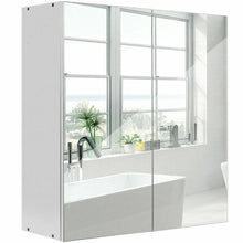 Load image into Gallery viewer, 24 Inch Wide Wall Mount Mirrored Medicine Storage Cabinet