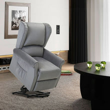 Load image into Gallery viewer, Electric Massage Vibration Power Lift Recliner Chair-Gray