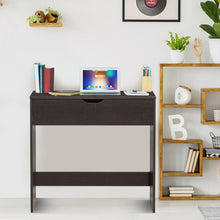 Load image into Gallery viewer, Writing Computer Desk with Drawers for Students-Brown