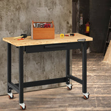 Load image into Gallery viewer, Mobile Workbench with Lockable Casters for Home Work Use