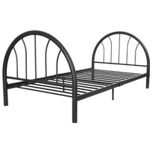 Load image into Gallery viewer, 83" x 42" x 35" Black Twin Size Metal Bed Frame