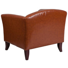 Load image into Gallery viewer, Cognac LeatherSoft Chair
