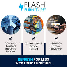 Load image into Gallery viewer, Mid-Back White Executive Swivel Office Chair with Chrome Frame, Arms,
