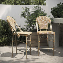 Load image into Gallery viewer, 2PK White/Gray Paris Stool
