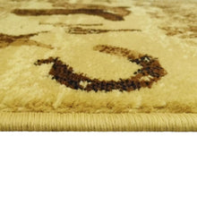 Load image into Gallery viewer, Nature Theme 2' x 7' Beige Area Rug for Indoor Use
