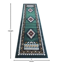 Load image into Gallery viewer, Southwestern Geometric 2' x 3' Accent Rug for Indoor Use
