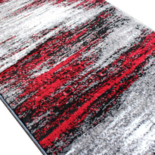 Load image into Gallery viewer, 2' x 7' Orange Abstract Area Rug - Olefin Rug

