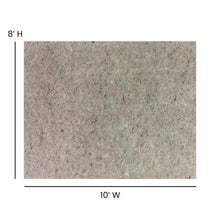 Load image into Gallery viewer, Slide-Stop Cushion Rug Pad, 1/4" Thick, for 8'x10' Area Rug, Gray
