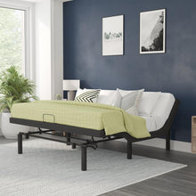 Load image into Gallery viewer, Adjustable Upholstered Bed Base &amp; Independent Head/Foot Incline-King - Black
