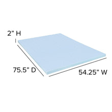 Load image into Gallery viewer, Full 10 Inch Foam Pocket Spring Mattress, 2 inch Gel Memory Foam Topper Bundle
