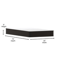 Load image into Gallery viewer, 8 Inch Foam and Innerspring Hybrid Mattress, Twin Mattress in a Box
