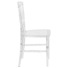 Load image into Gallery viewer, Elegance Crystal Ice Napoleon Stacking Chair
