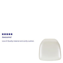 Load image into Gallery viewer, Hard Ivory Vinyl Chiavari Chair Cushion
