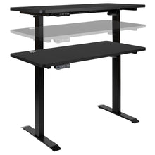 Load image into Gallery viewer, Adjustable Height Motorized Standing Desk &amp; Swivel Chair Duo
