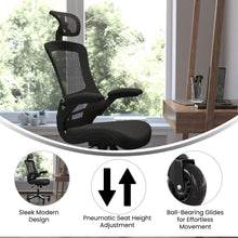 Load image into Gallery viewer, High-Back Black Mesh Swivel Executive Office Chair
