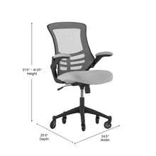 Load image into Gallery viewer, Mid-Back Dark Gray Mesh Swivel Task Office Chair
