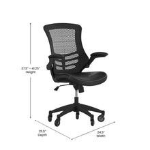 Load image into Gallery viewer, Desk Chair with Roller Wheels | Swivel Chair with Kelista Mid-Back
