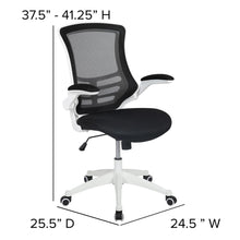 Load image into Gallery viewer, Mid-Back Black Mesh Swivel Ergonomic Task Office Chair
