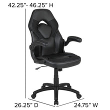 Load image into Gallery viewer, X10 Gaming Chair Racing Office Computer Swivel Chair, Black LeatherSoft
