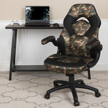 Load image into Gallery viewer, X10 Gaming Chair Racing Office Computer Swivel Chair, Camouflage/Black
