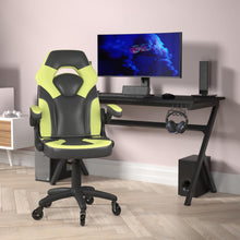 Load image into Gallery viewer, X10 Gaming Chair Racing Computer Chair, Neon Green/Black LeatherSoft
