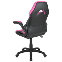 Load image into Gallery viewer, X10 Gaming Chair Racing Office Computer Swivel Chair, Pink/Black LeatherSoft
