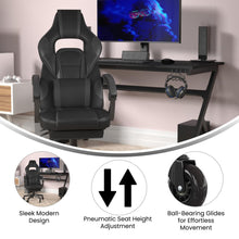 Load image into Gallery viewer, X40 Gaming Chair Racing Computer Chair - Black/Gray
