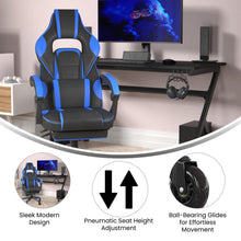 Load image into Gallery viewer, X40 Gaming Chair Racing Computer Chair - Black/Blue
