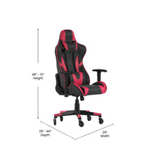 Load image into Gallery viewer, X20 Gaming Chair Racing Office Computer Chair with Back and Roller Wheels in Red
