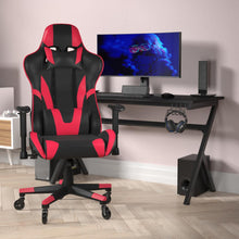 Load image into Gallery viewer, X20 Gaming Chair Racing Office Computer Chair with Back and Roller Wheels in Red
