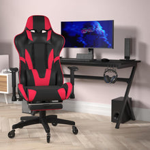 Load image into Gallery viewer, X30 Gaming Chair Racing Computer Chair with Back, Slide-Out Footrest, in Red
