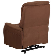 Load image into Gallery viewer, Brown Microfiber Remote Powered Lift Recliner for Elderly
