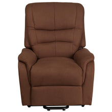 Load image into Gallery viewer, Brown Microfiber Remote Powered Lift Recliner for Elderly

