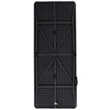 Load image into Gallery viewer, 6-Foot Bi-Fold Dark Gray Plastic Folding Table with Carrying Handle
