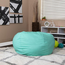 Load image into Gallery viewer, Oversized Solid Mint Green Refillable Bean Bag Chair for All Ages
